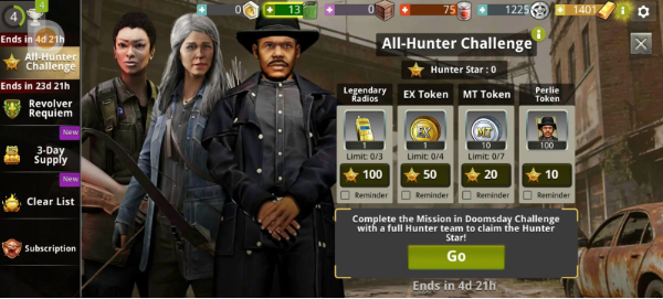 New Event: Doomsday Class Challenge